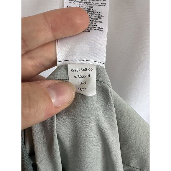 Athleta Nolita Slim Tapered Leg Crop Pants Green Tie Dye Print Women's Size 2 - Picture 10 of 10